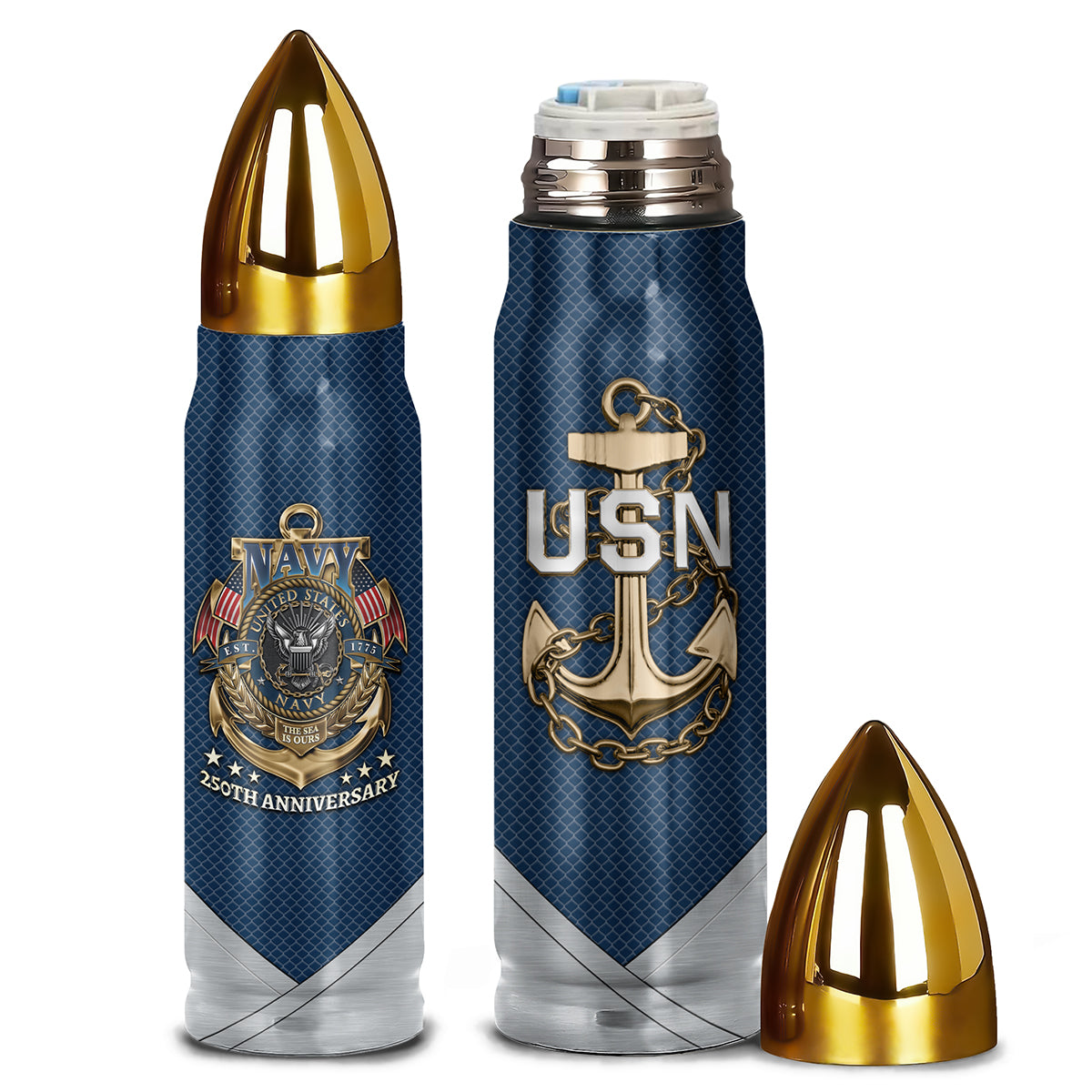All Gave Some - Personalized Veteran Bullet Tumbler