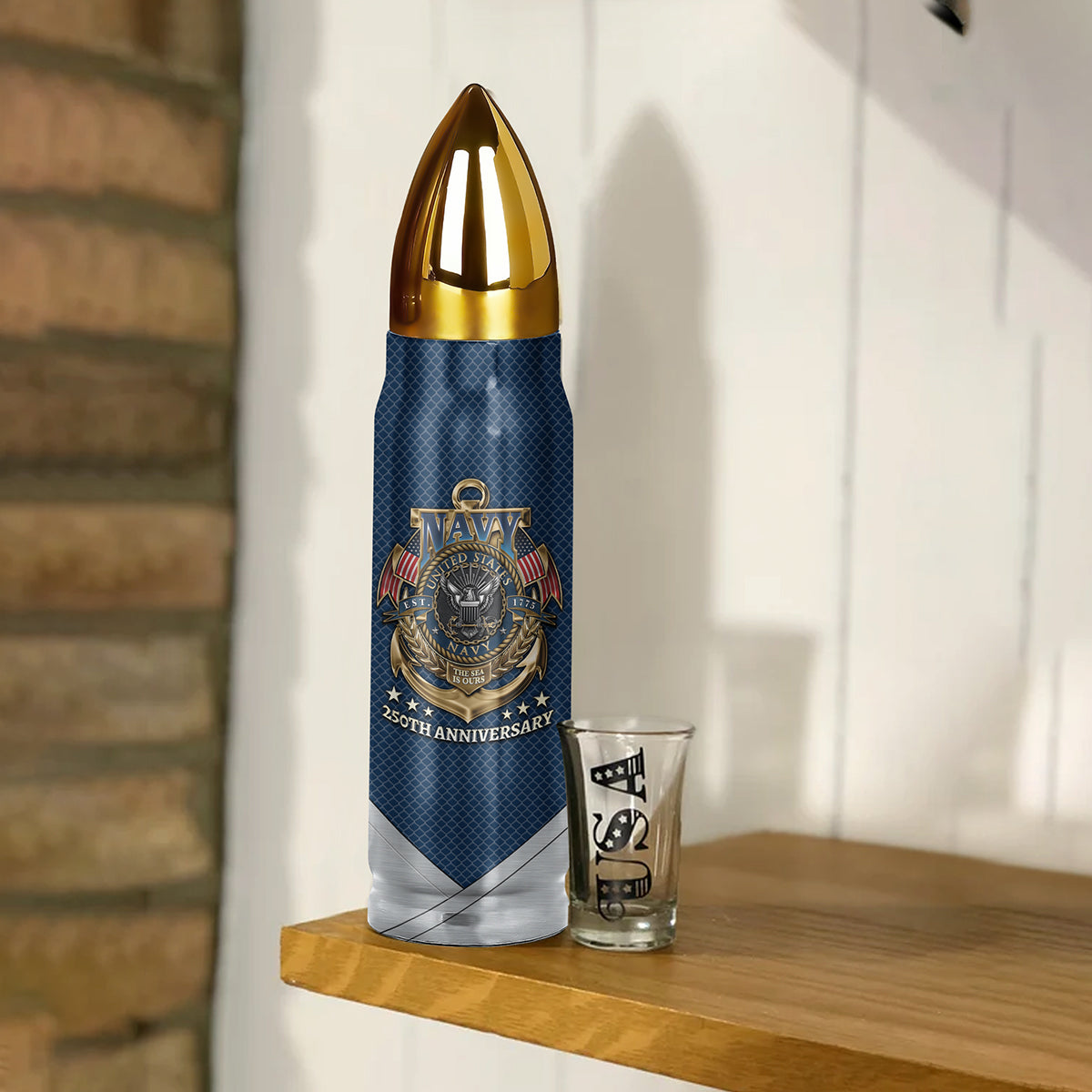 All Gave Some - Personalized Veteran Bullet Tumbler