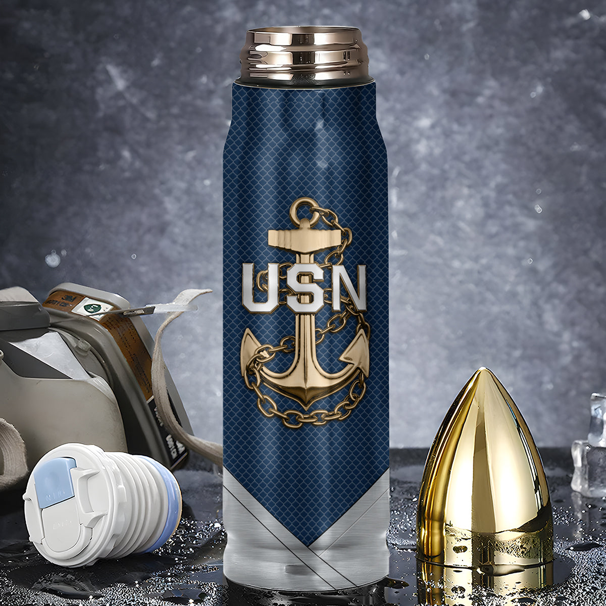 All Gave Some - Personalized Veteran Bullet Tumbler