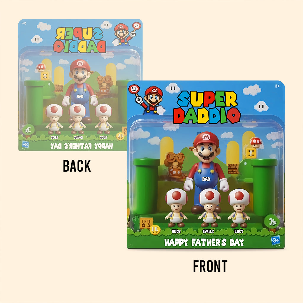 Super Daddio/ Mommio - Personalized Super Plumber Custom Shaped Acrylic Plaque