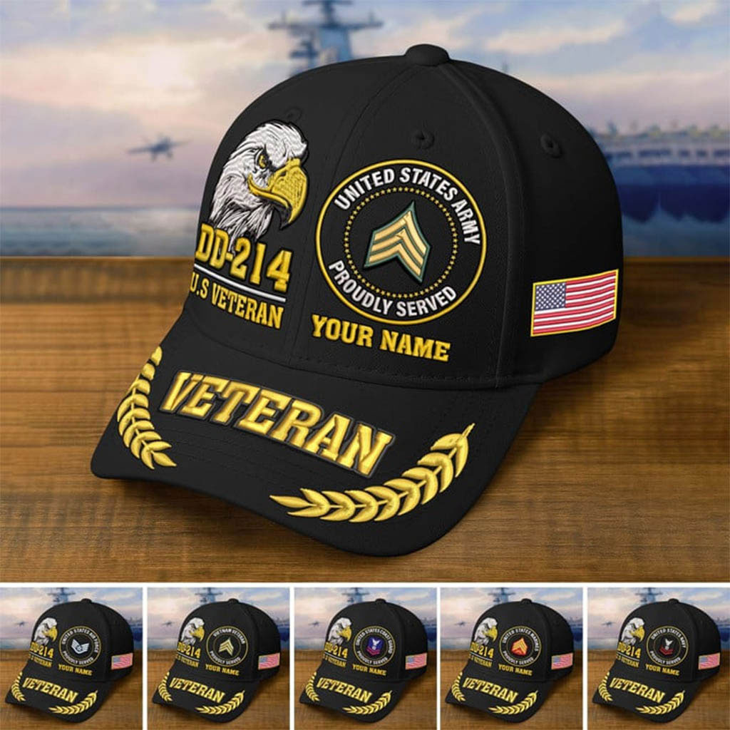 Strong Veteran - Personalized Veteran Classic Cap