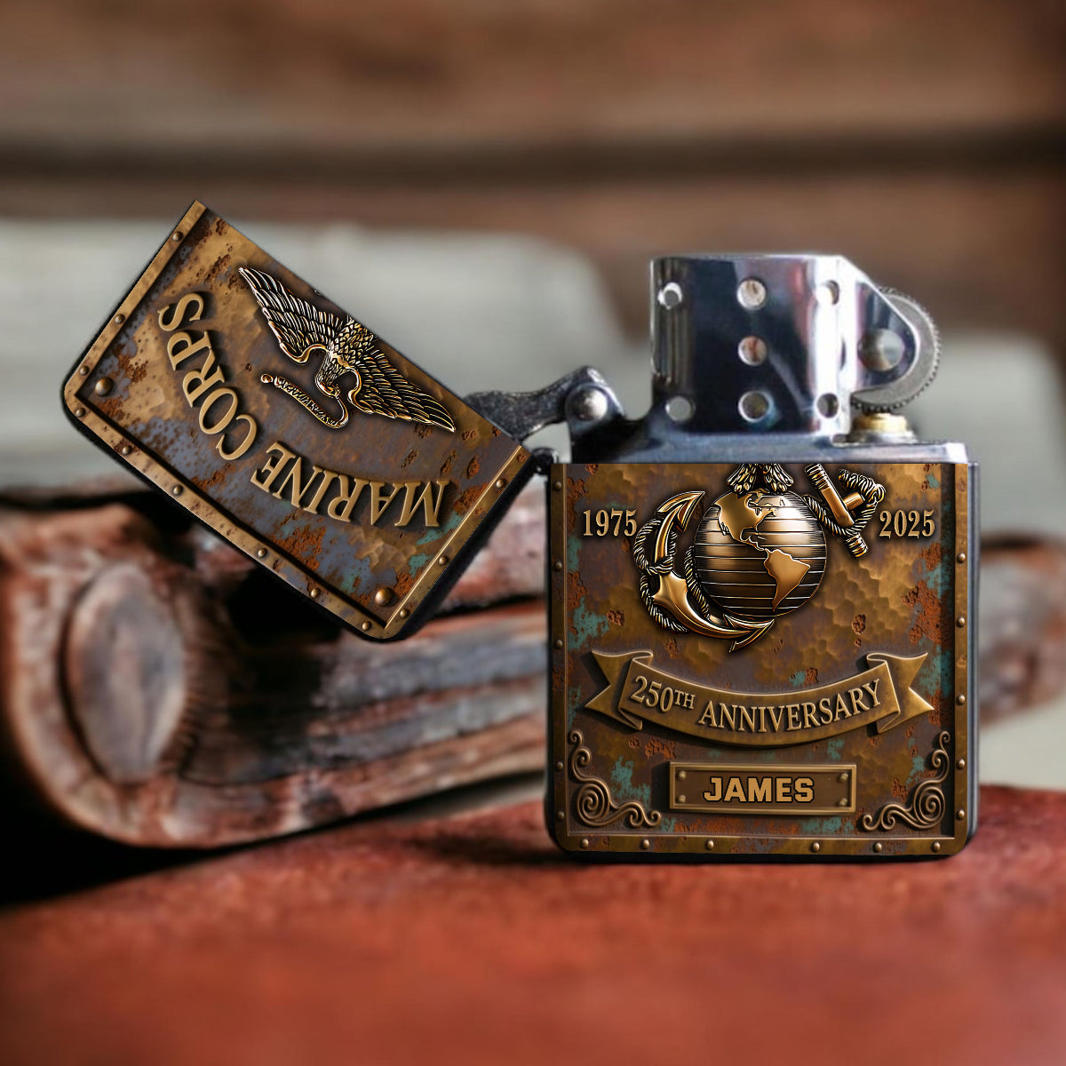250th Anniversary - Personalized Veteran Lighter