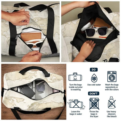 Freedom Is Never Free - Personalized Veteran Duffle Bag