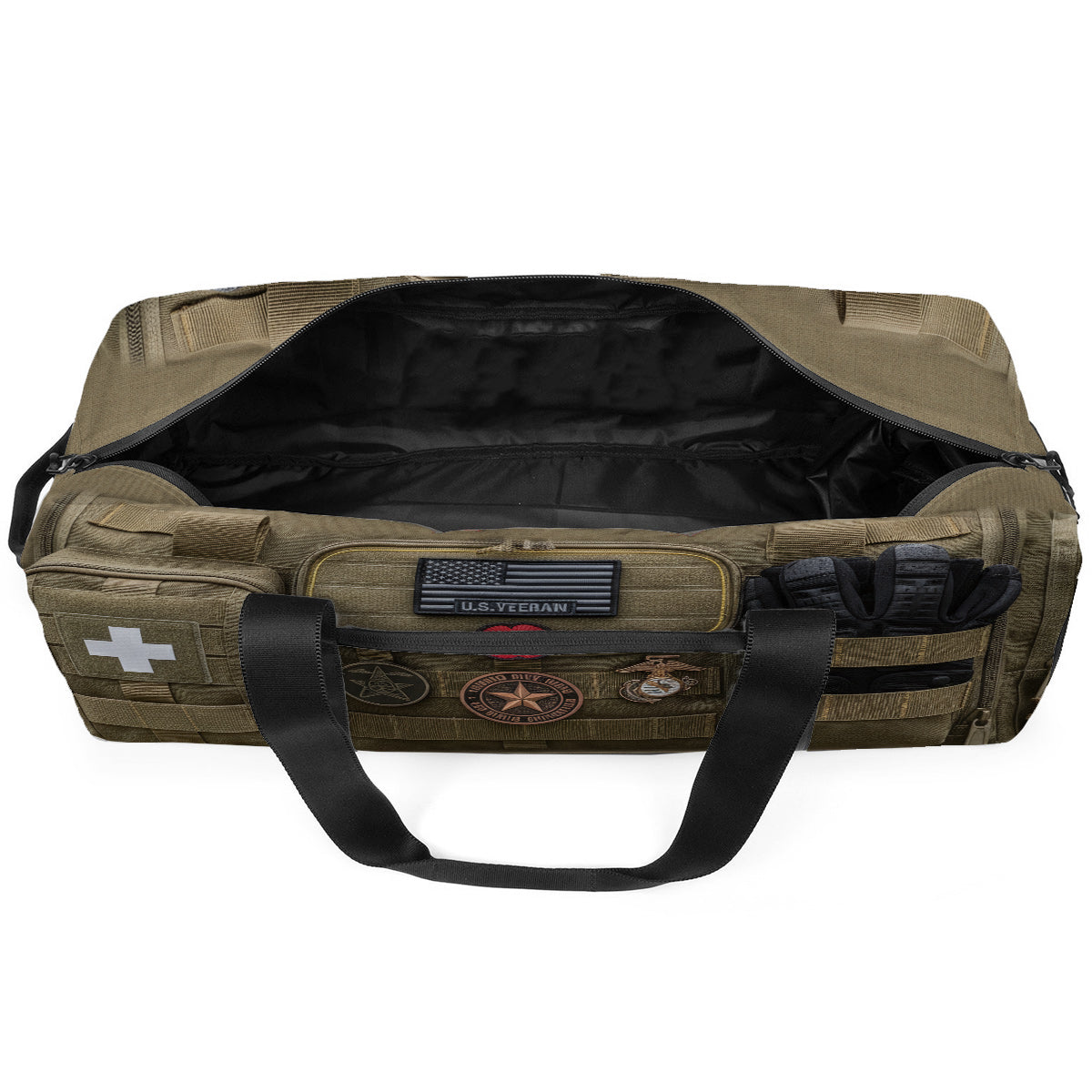 Freedom Is Never Free - Personalized Veteran Duffle Bag