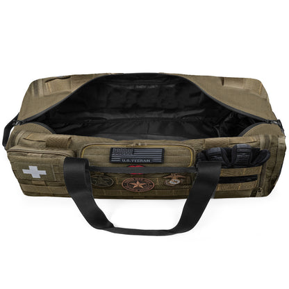 Freedom Is Never Free - Personalized Veteran Duffle Bag