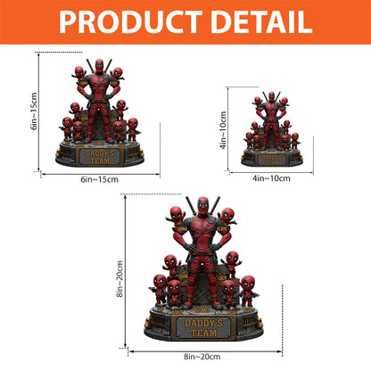 The Best Team - Personalized Father Custom Shaped Acrylic Plaque