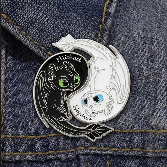 You're The Ying To My Yang - Personalized Pin