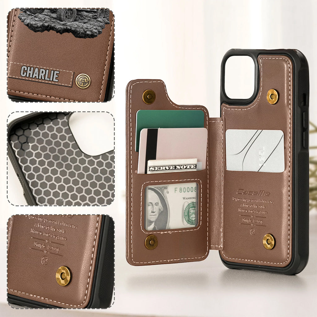 Metallic Off-Road Car - Personalized Car Wallet Phone Case