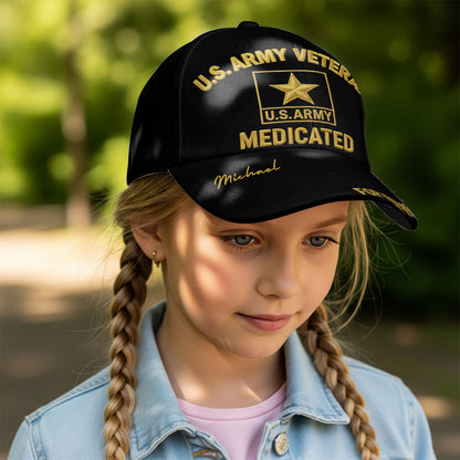 For Your Protection - Personalized Veteran Classic Cap