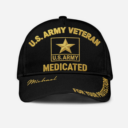 For Your Protection - Personalized Veteran Classic Cap