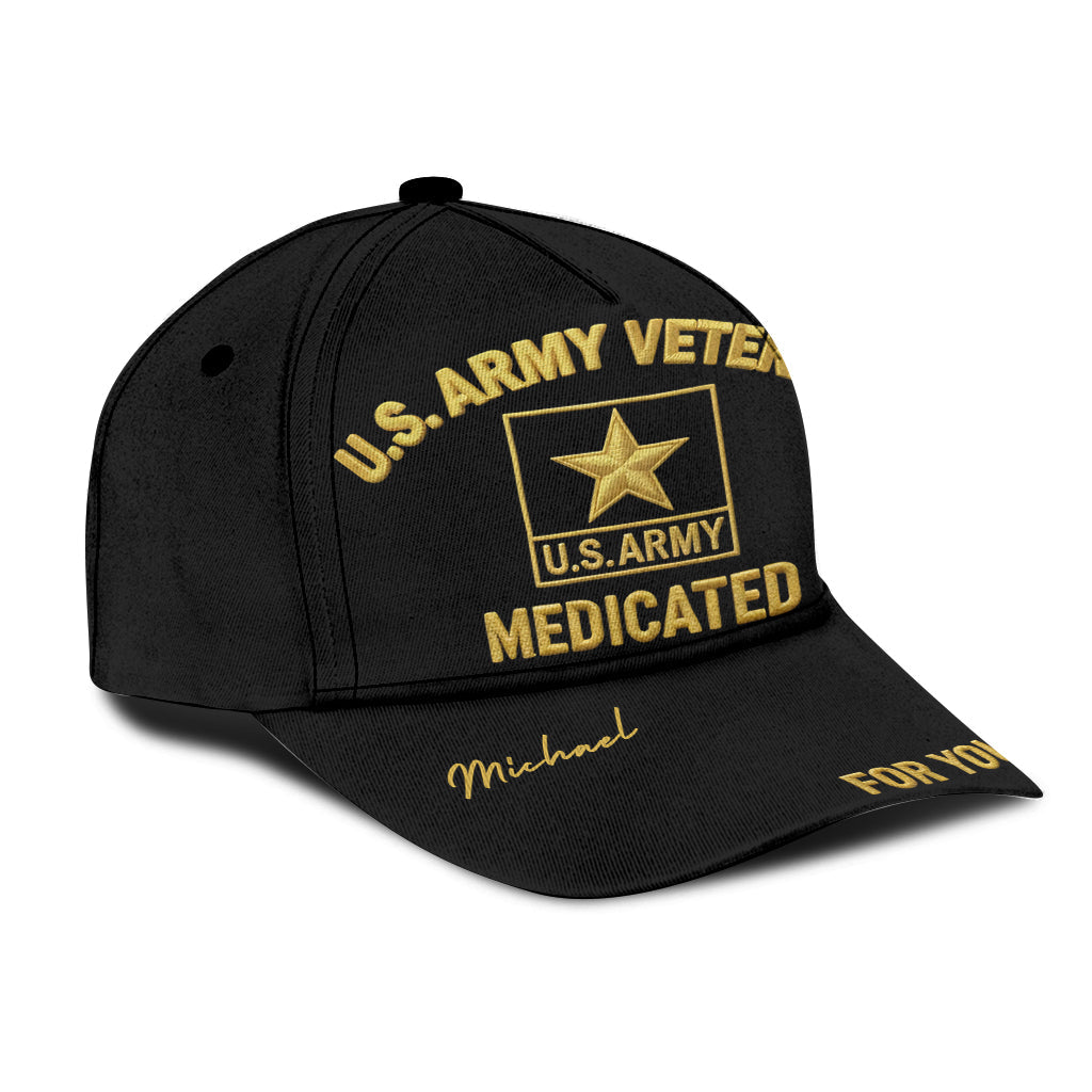 For Your Protection - Personalized Veteran Classic Cap