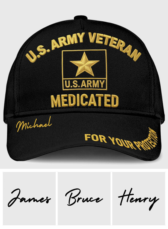 For Your Protection - Personalized Veteran Classic Cap