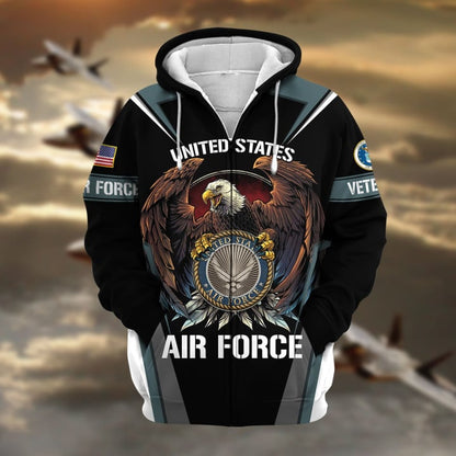 Honoring All Who Served US - Personalized Veteran All Over Shirt