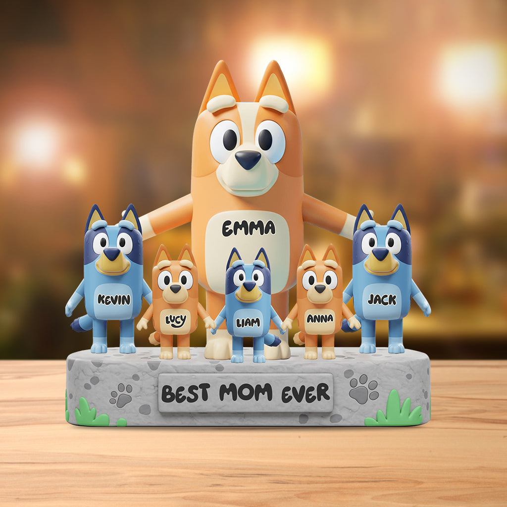 Best Mom Ever - Personalized Mother Custom Shaped Acrylic Plaque