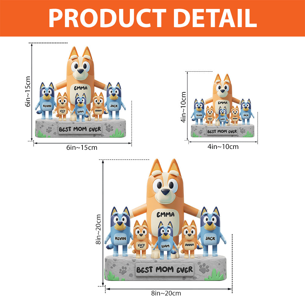 Best Mom Ever - Personalized Mother Custom Shaped Acrylic Plaque