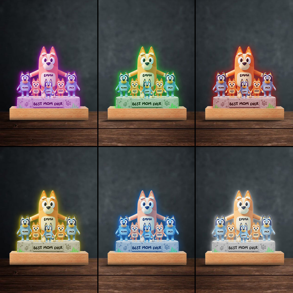 Best Mom Ever - Personalized Mother Custom Shaped Acrylic Plaque