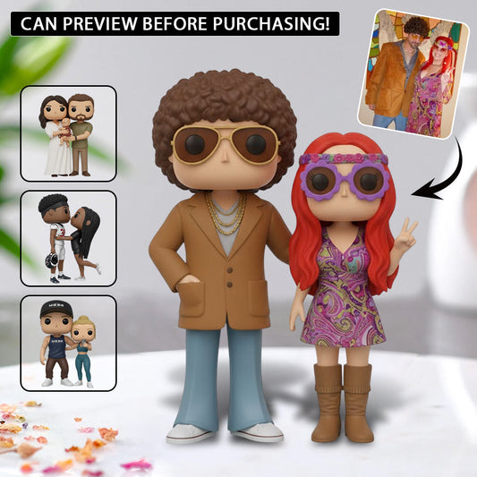 FK Pop Figure - Personalized Couple Custom Shaped Acrylic Plaque