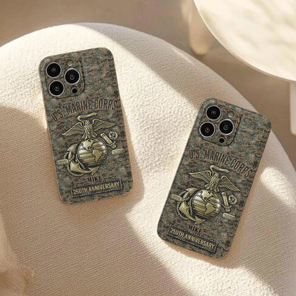 250th Anniversary - Personalized Veteran Leather Phone Case