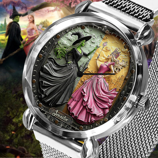 Changed For Good - Personalized Green and Pink Women Hand Watch