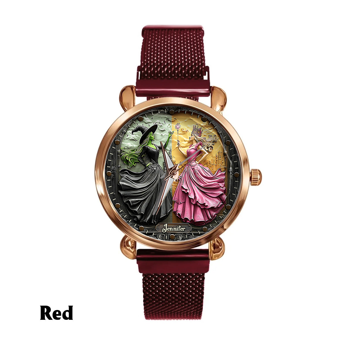 Changed For Good - Personalized Green and Pink Women Hand Watch