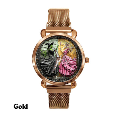 Changed For Good - Personalized Green and Pink Women Hand Watch