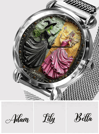 Changed For Good - Personalized Green and Pink Women Hand Watch