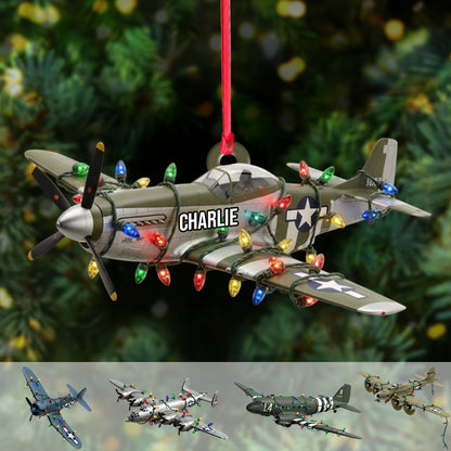 Heros In The Sky - Personalized Veteran Ornament