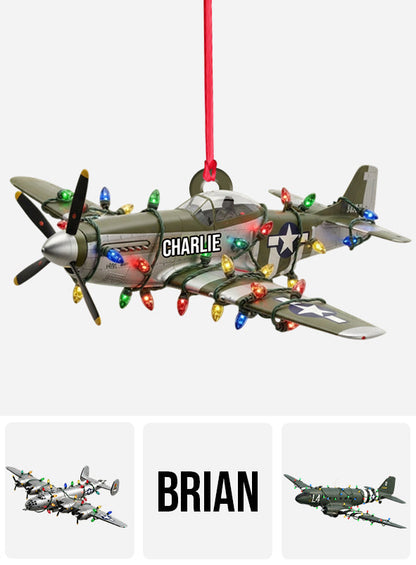 Heros In The Sky - Personalized Veteran Ornament