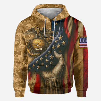 I'm A Soldier - Personalized Veteran All Over Shirt