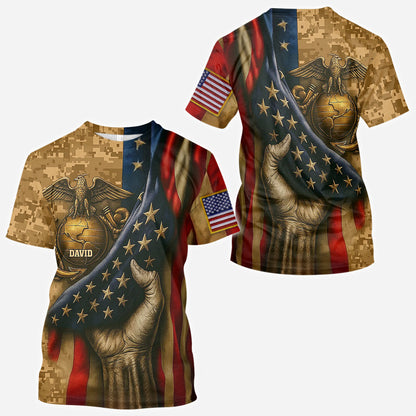 I'm A Soldier - Personalized Veteran All Over Shirt