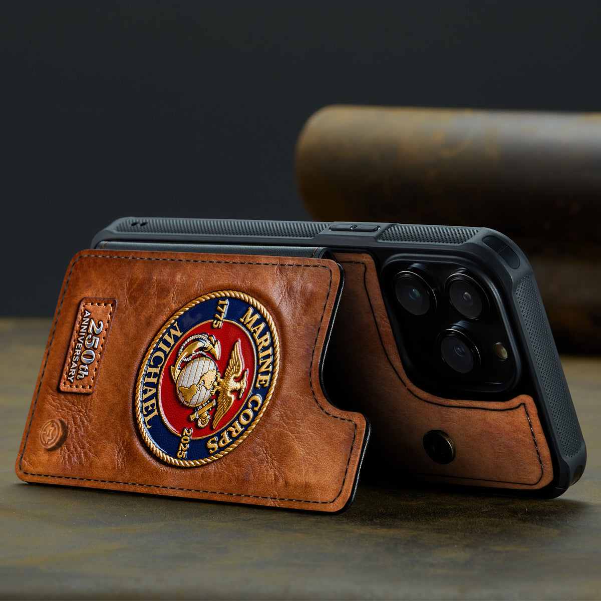 250th Anniversary - Personalized Veteran Fully Printed Wallet Phone Case