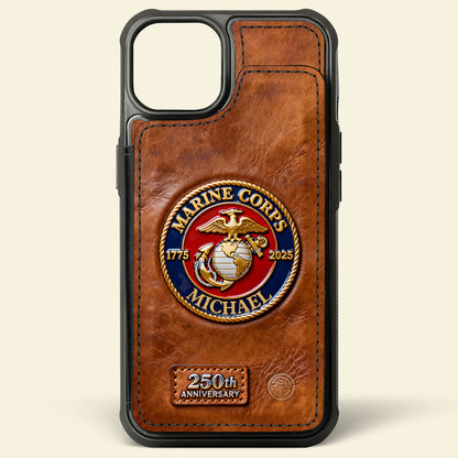 250th Anniversary - Personalized Veteran Fully Printed Wallet Phone Case