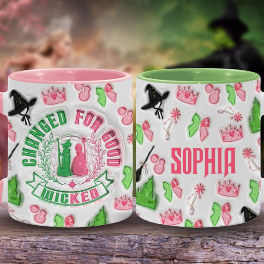Changed For Good - Personalized Witch Accent Mug
