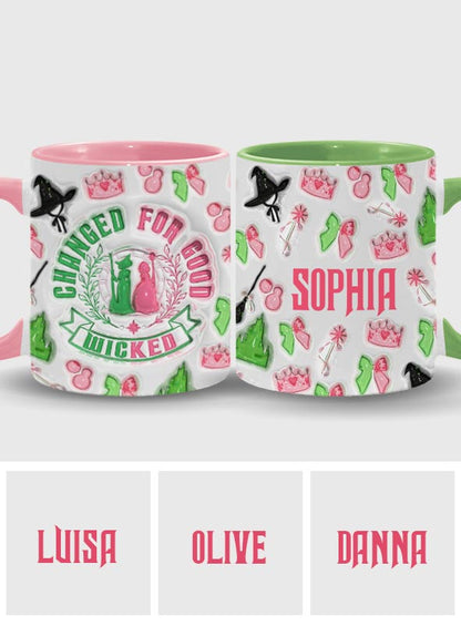 Changed For Good - Personalized Witch Accent Mug