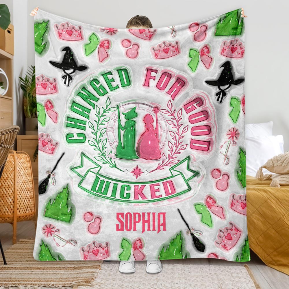 Changed For Good - Personalized Witch Blanket