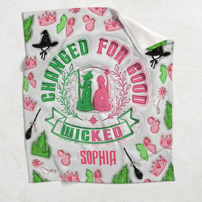 Changed For Good - Personalized Witch Blanket