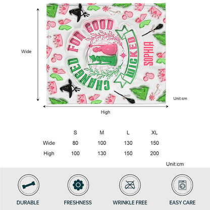 Changed For Good - Personalized Witch Blanket