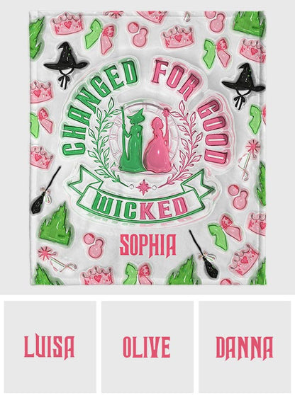 Changed For Good - Personalized Witch Blanket