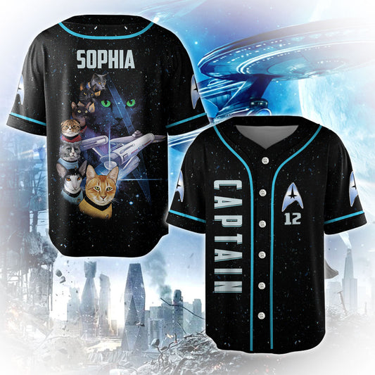 I've Seen Better Universes - Personalized Star Fleet Baseball Jersey