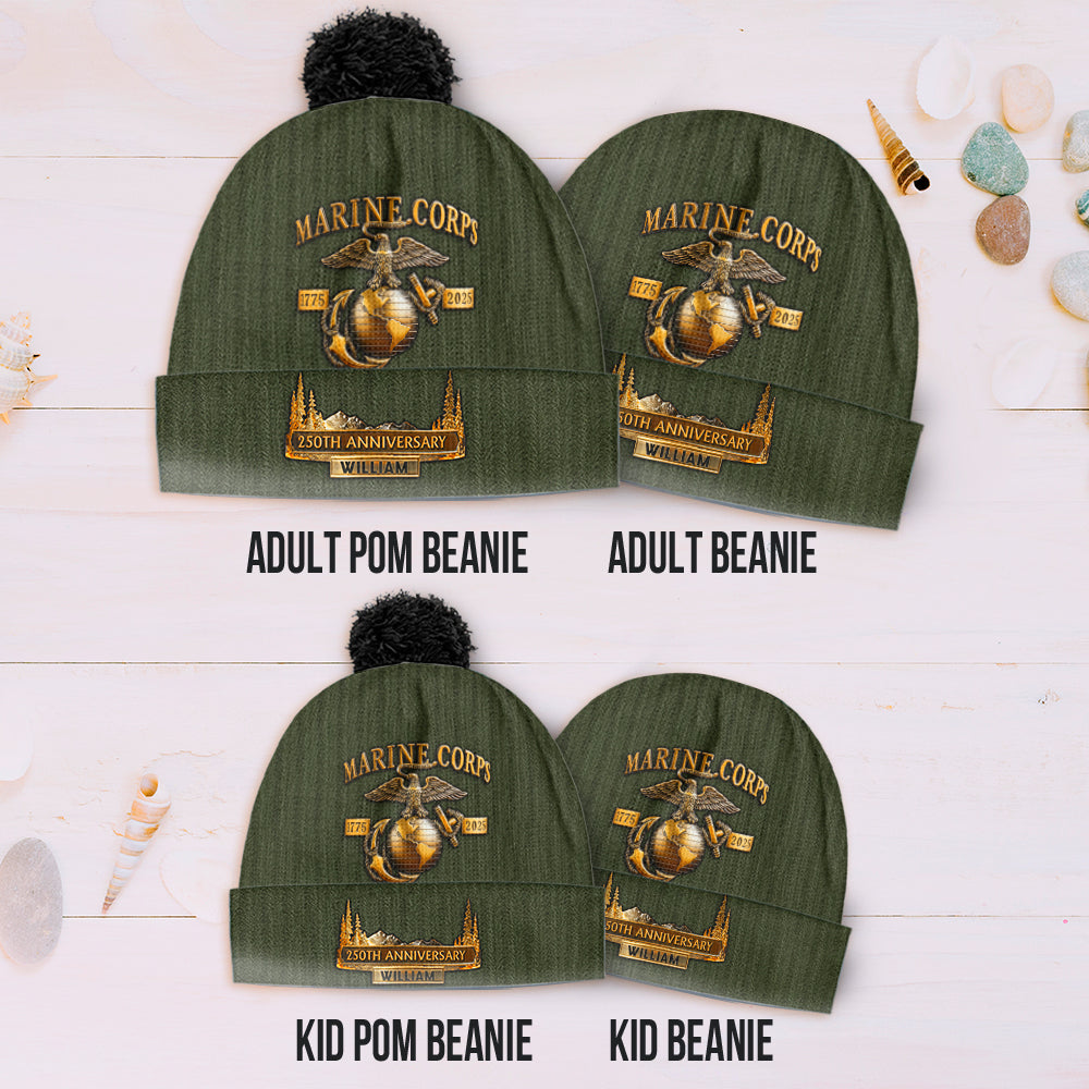 250th Anniversary - Personalized Veteran Beanie Hat