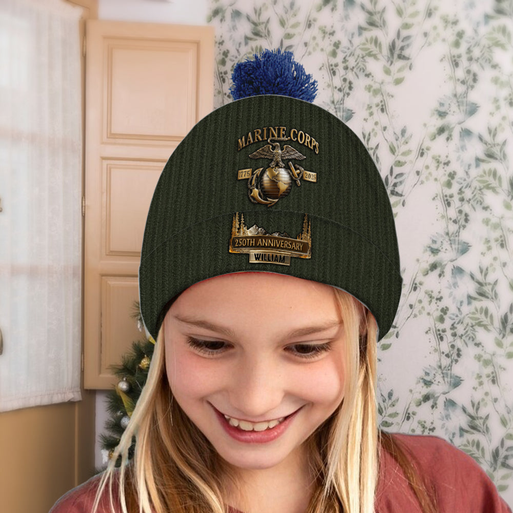 250th Anniversary - Personalized Veteran Beanie Hat