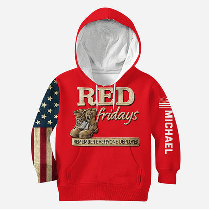 Red Friday - Personalized Veteran All Over Shirt