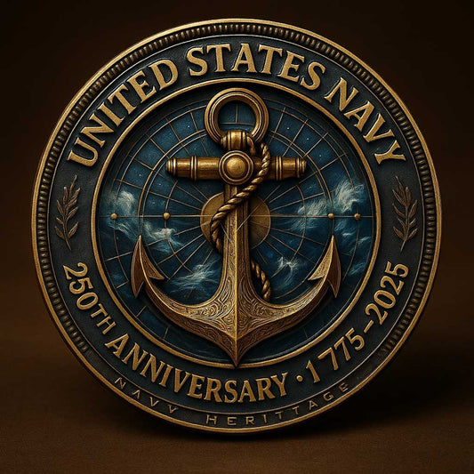 250th Anniversary Challenge - Veteran Cut Metal Sign