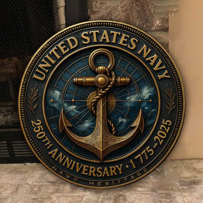 250th Anniversary Challenge - Veteran Cut Metal Sign
