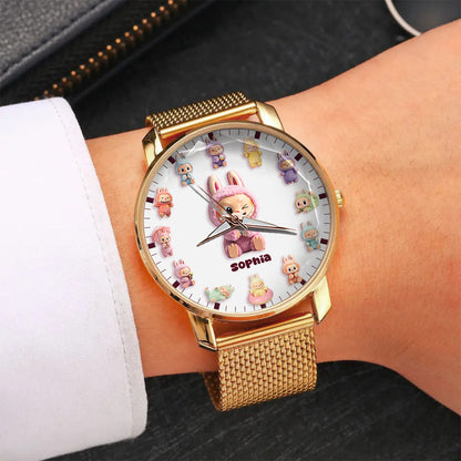 Cute Monsters - Personalized Labubu Women Hand Watch