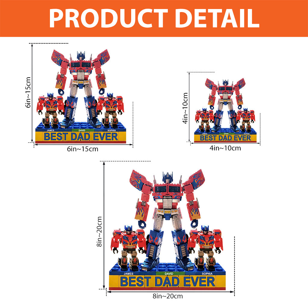 Best Dad Ever - Personalized Father Custom Shaped Acrylic Plaque