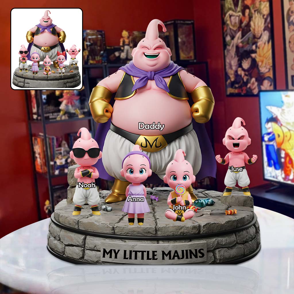 Best Dad Ever - Personalized Seven Balls Custom Shaped Acrylic Plaque