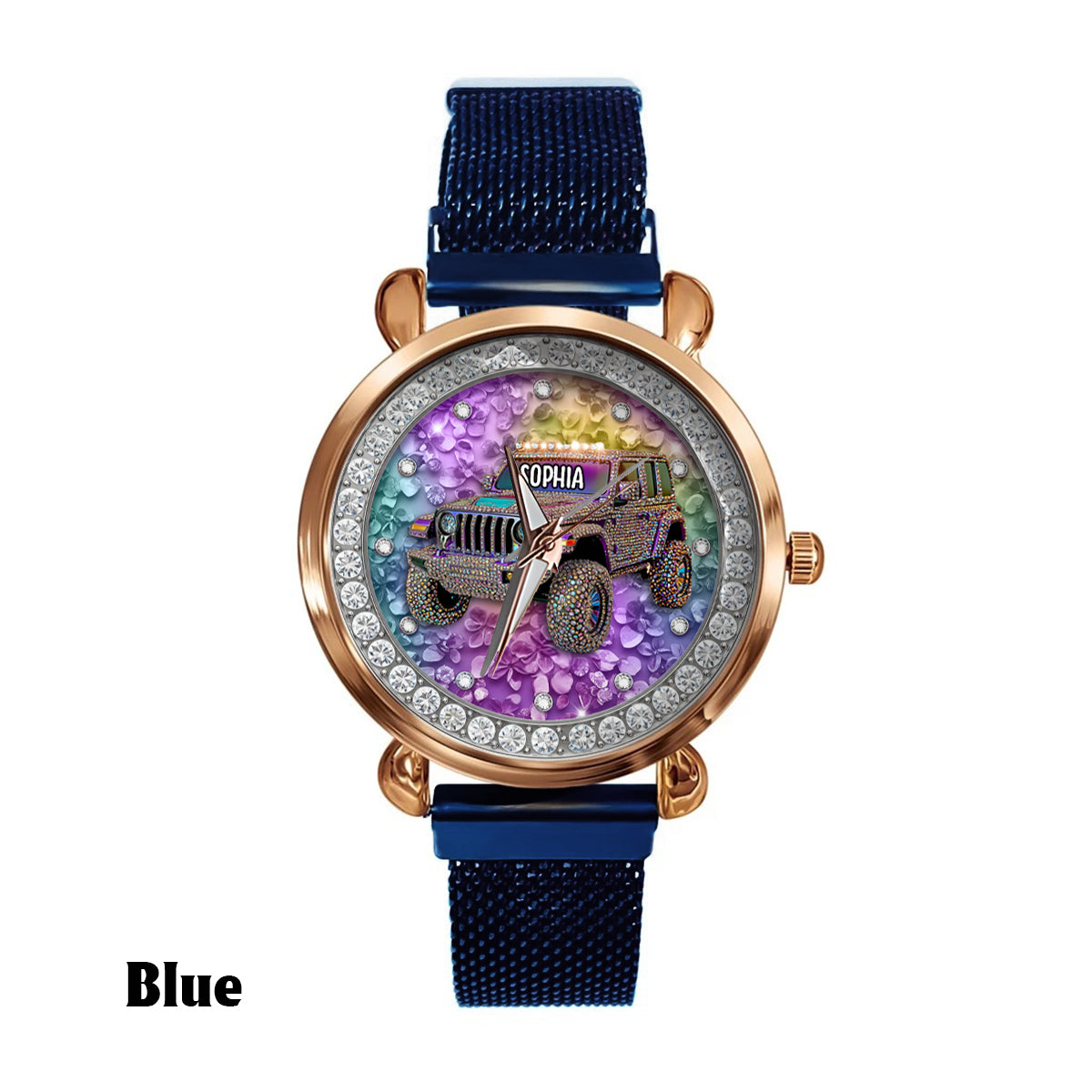 Crystal Car - Personalized Car Women Hand Watch