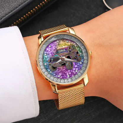 Crystal Car - Personalized Car Women Hand Watch