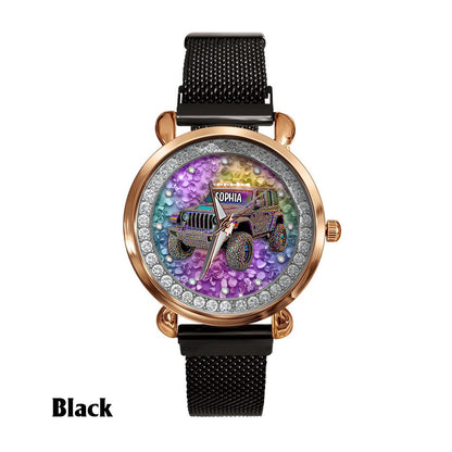 Crystal Car - Personalized Car Women Hand Watch